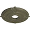 Ekena Millwork Attica Ceiling Medallion (Fits Canopies up to 5"), Hand-Painted Painted Turtle, 18"OD x 4"ID x 5/8"P CM18ATPTF - alternate 4